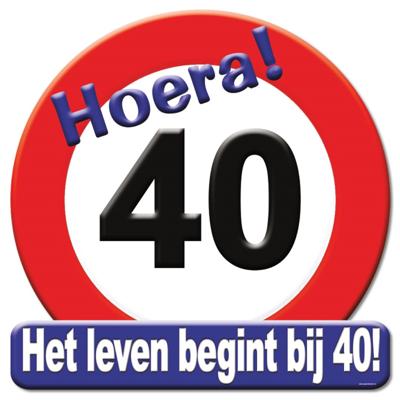 Huldeschild 40 jaar Huldeschild 40 jaar