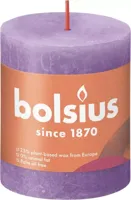 Bolsius kaars rustiek 8x7 cm helder violet - thumbnail