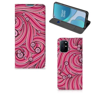 OnePlus 8T | Bookcase | Swirl Pink