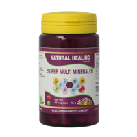NHP Super multi mineralen 650mg puur 60 Vegetarische capsules - thumbnail