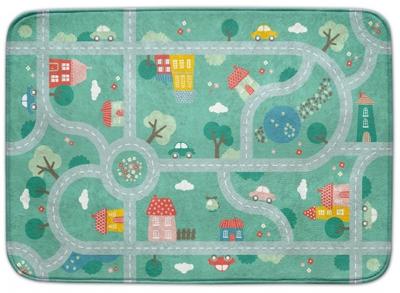 ACHOKA verkeerskleed ultrazacht 130 x 180 cm mint
