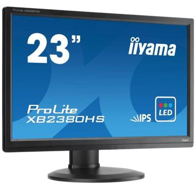 iiyama ProLite XB2380HS - 23 inch - 1920x1080 - DVI - HDMI - VGA - Zwart