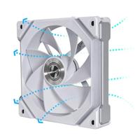 Lian Li Lian Li UNI FAN SL120 V2 ARGB Reverse Blade PWM Lüfter - 120 mm, weiß PC-ventilator Wit (b x h x d) 120 x 120 x 28 mm - thumbnail