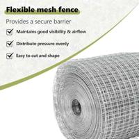 VidaXL Afrasteringspaal zilver 25 x 1 m (19 x 19 mm gaas) staal - thumbnail