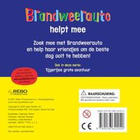 Rebo Publishers 3d voelboek - brandweerauto helpt mee - thumbnail