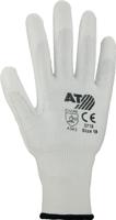 Asatex Snijbestendige handschoen | maat 8 wit | EN 388 PSA-categorie II | HDPe m.polyurethaan | 10 paar - 3710/8 3710/8 - thumbnail