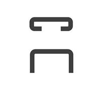 Leitz nietmachine Flat Clinch 5523 zwart - thumbnail