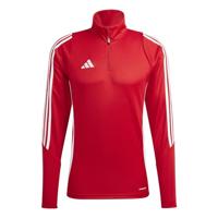 adidas Tiro 24 Trainingstrui 1/4-Zip Rood Wit - thumbnail