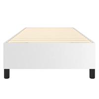 Bedframe kunstleer wit 100x200 cm - thumbnail