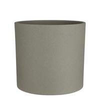 Mica Decorations bloempot Era rond 32.5x31cm zandgroen - thumbnail