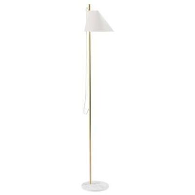 Louis Poulsen Yuh Vloerlamp - 2700K - Wit/messing Louis Poulsen Yuh Vloerlamp - 2700K - Wit/messing