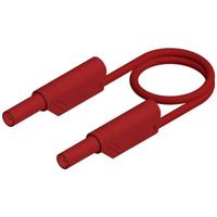 SKS Hirschmann MLS WS 200/2,5 rt Veiligheidsmeetsnoer Banaanstekker 4 mm Banaanstekker 4 mm 2.00 m Rood 1 stuk(s) - thumbnail