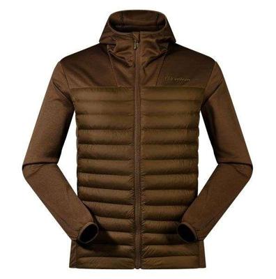Heren Berghaus Vaskye Hybride capuchonjack maat L bruin