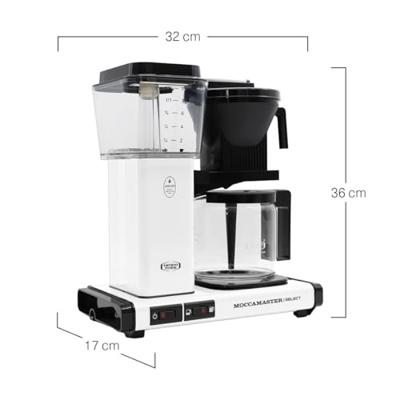 Moccamaster KBG SELECT Koffiefilter apparaat Wit