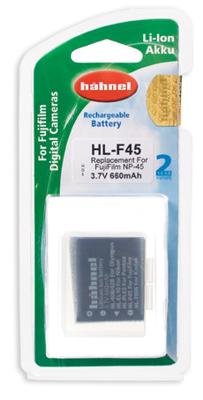 Hähnel Fototechnik HL-F45 Camera-accu Vervangt originele accu NP-45, NP-45A, NP-45S 3.7 V 720 mAh Hähnel Fototechnik HL-F45 Camera-accu Vervangt originele accu NP-45, NP-45A, NP-45S 3.7 V 720 mAh