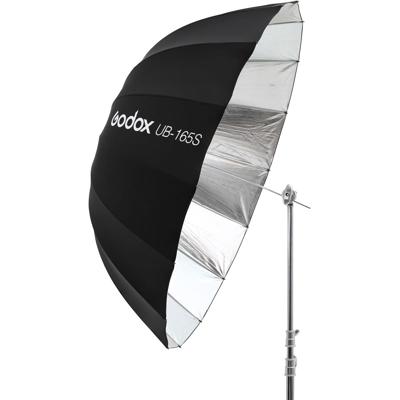 Godox UB-165S - Parabolic reflective studio umbrella silver 165cm