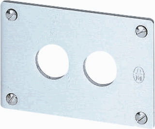 Eaton M22-E2 216543 Inbouwframe 2 inbouwplaatsen (Ø x h) 22 mm x 72 mm Grijs 1 stuk(s)