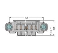 WAGO 246-102 Male header (standaard) 320 Totaal aantal polen: 20 Inhoud: 15 stuk(s) - thumbnail