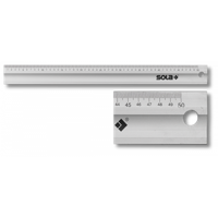 Sola Werkplaatslineaal 500x50x5mm ALU LAB500, gedrukte maatverdeling mm/cm - 56100401 - 56100401 - thumbnail