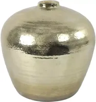 Countryfield vaas steen buikig terri 39x38cm goud - thumbnail