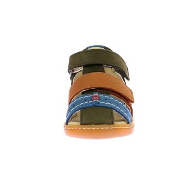 Baby lederen sandalen Bazar KICKERS® kaki Baby lederen sandalen Bazar KICKERS® kaki