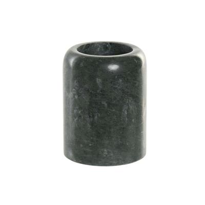 Tandenborstelhouder Home ESPRIT Groen Marmer 7,5 x 7,5 x 10 cm
