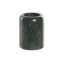 Tandenborstelhouder Home ESPRIT Groen Marmer 7,5 x 7,5 x 10 cm - thumbnail