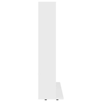 Cd-kast 102x23x89,5 cm bewerkt hout wit
