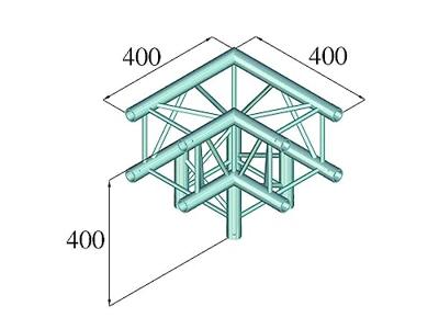 ALUTRUSS DECOLOCK DQ4-PAL30 3-way Corner 90Â°