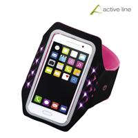 Hama Sport-armband Running Voor Smartphones Maat XL Met Led Pink - thumbnail