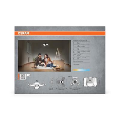 OSRAM HOMELIGHTING Highbay Blade E27 60W 840 E27 Black 4099854429316 Uplight Energielabel: F (A - G) E27 60 W Zwart OSRAM HOMELIGHTING Highbay Blade E27 60W 840 E27 Black 4099854429316 Uplight Energielabel: F (A - G) E27 60 W Zwart