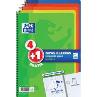 Set notitieboekjes Oxford Multicolour Din A4 80 Lakens 21,5 x 31,5 cm 5 Onderdelen - thumbnail