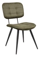 LABEL51 Eetkamerstoel 'Gus' kleur Army Green - thumbnail