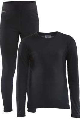 Craft 1909712 Core Warm Baselayer Set Jr - Black - 122/128