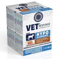 VET RESPONSE Hypoallergenic Duck - nat kattenvoer - 4x85g - thumbnail