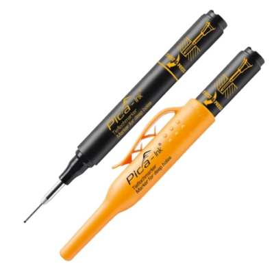 Pica 150/46 Markeerstift voor diepe gaten zwart - PI15046