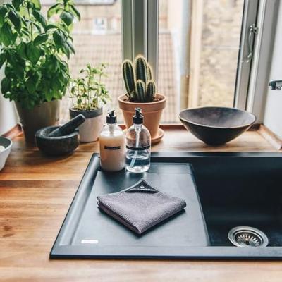 Klud Vaatdoekjes Grijs 30 x 30 - 7 Stuks