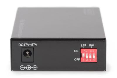 Digitus DN-82140 1000Mbit/s Zwart netwerk media converter