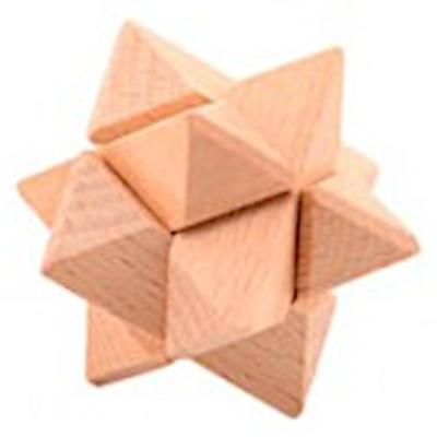 Johntoy puzzel hersenkraker 4,5 cm hout blank (C) Johntoy puzzel hersenkraker 4,5 cm hout blank (C)