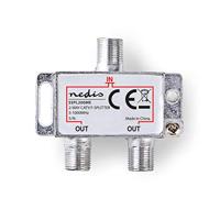 CATV F-Splitter | Max 4,2 dB demping | 5 - 1000 MHz | 2 uitgangen - thumbnail