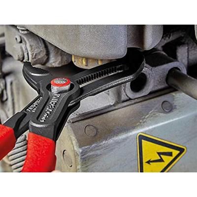 Knipex Cobra® QuickSet Hightech-Waterpomptang | 300 mm Lengte | Anti-Slip | Kunststof Bekleed | Grijs Geatramenteerd - 87 21 300 SB Knipex Cobra® QuickSet Hightech-Waterpomptang | 300 mm Lengte | Anti-Slip | Kunststof Bekleed | Grijs Geatramenteerd - 87 21 300 SB