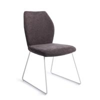 Jesper Home Eetkamerstoel 'Ikata' Slide White, kleur Almost Black - thumbnail