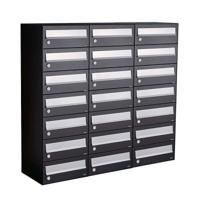 Allux Hive Set 3-Breed, 7-Hoog Zwart - 40030070_3x7 - thumbnail