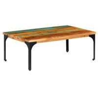 Salontafel 100x60x35 cm massief gerecycled hout - thumbnail