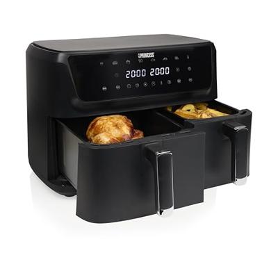 Princess 01.182470.01.001 Airfryer 11 l 2700 W LC-display, Anti-aanbaklaag, BPA-vrij Zwart