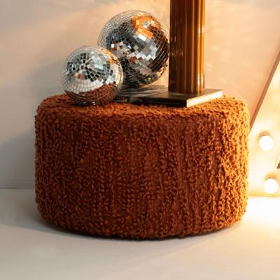 By-Boo Poef 'Vista' 60cm, kleur Terracotta