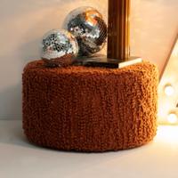 By-Boo Poef 'Vista' 60cm, kleur Terracotta - thumbnail