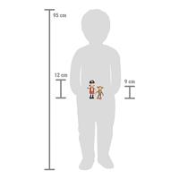 Small Foot houten poppetjes piraat buigbaar, 6st. - thumbnail