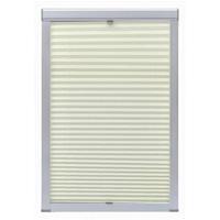 VidaXL Rolgordijn geplooid crème 104 - thumbnail