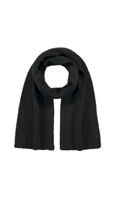 Barts Wilbert Sjaal Heren Black one size